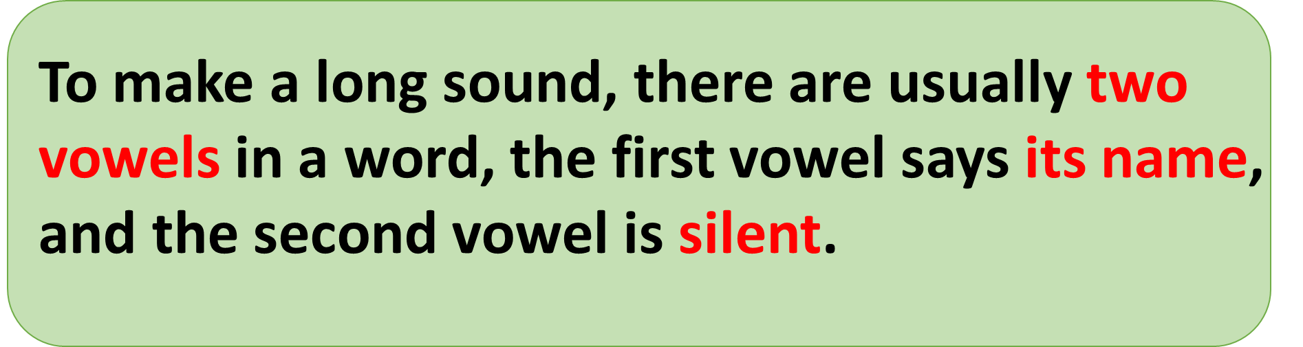 Difference between short vowels and long vowels sounds What are short