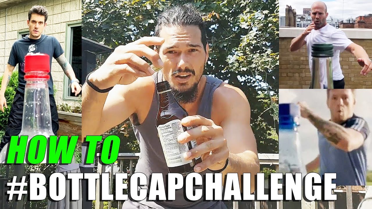 Bottle Cap Challenge Bottle Cap Kick How to Tutorial 👣 The