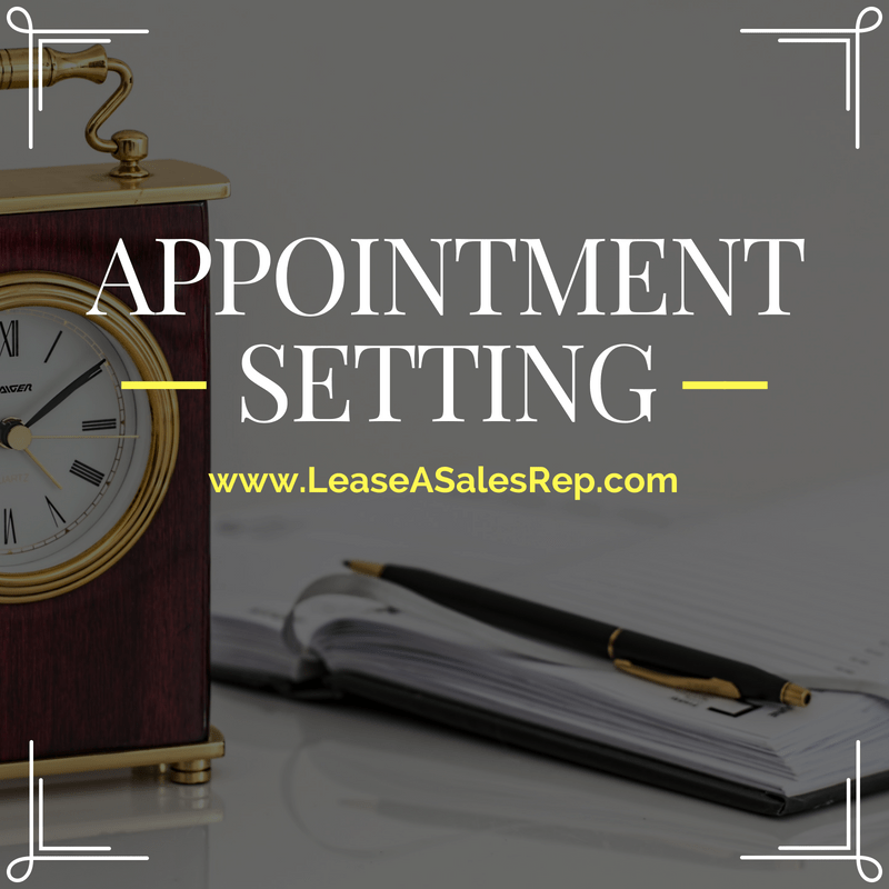 Appointment Setting Lease A Sales Rep
