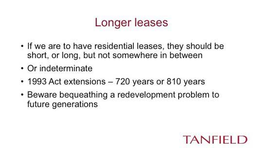 Philip Rainey QC Reform of the law is a duty (and for landlord and