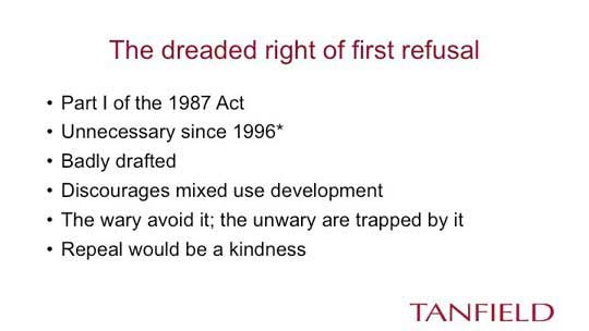 Philip Rainey QC Reform of the law is a duty (and for landlord and