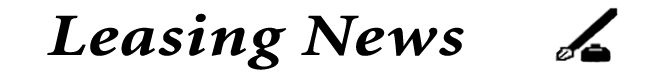 Monday (1/19/2016) Leasing News