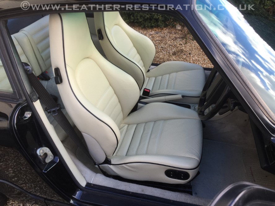 Leather Restoration Porsche 911(964) 1989 Full leather interior