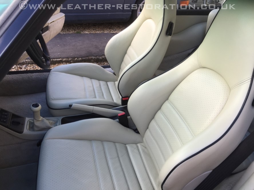 Leather Restoration Porsche 911(964) 1989 Full leather interior