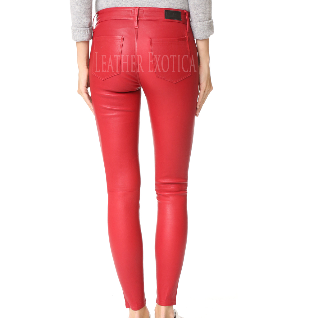 Sexy Tight Fitting Leather Pants Leatherexotica