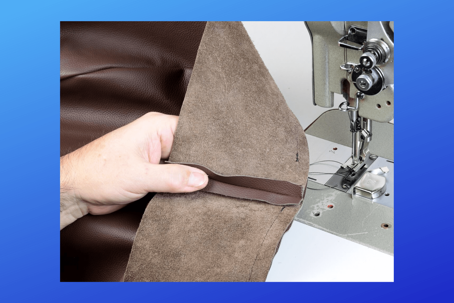 Fold the seam open Leather Hide Store Blog Leather Hide Store