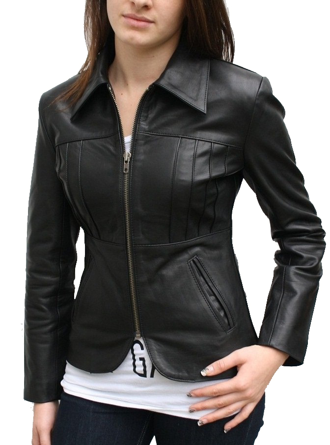Women leather jacket Ladies leather jacket