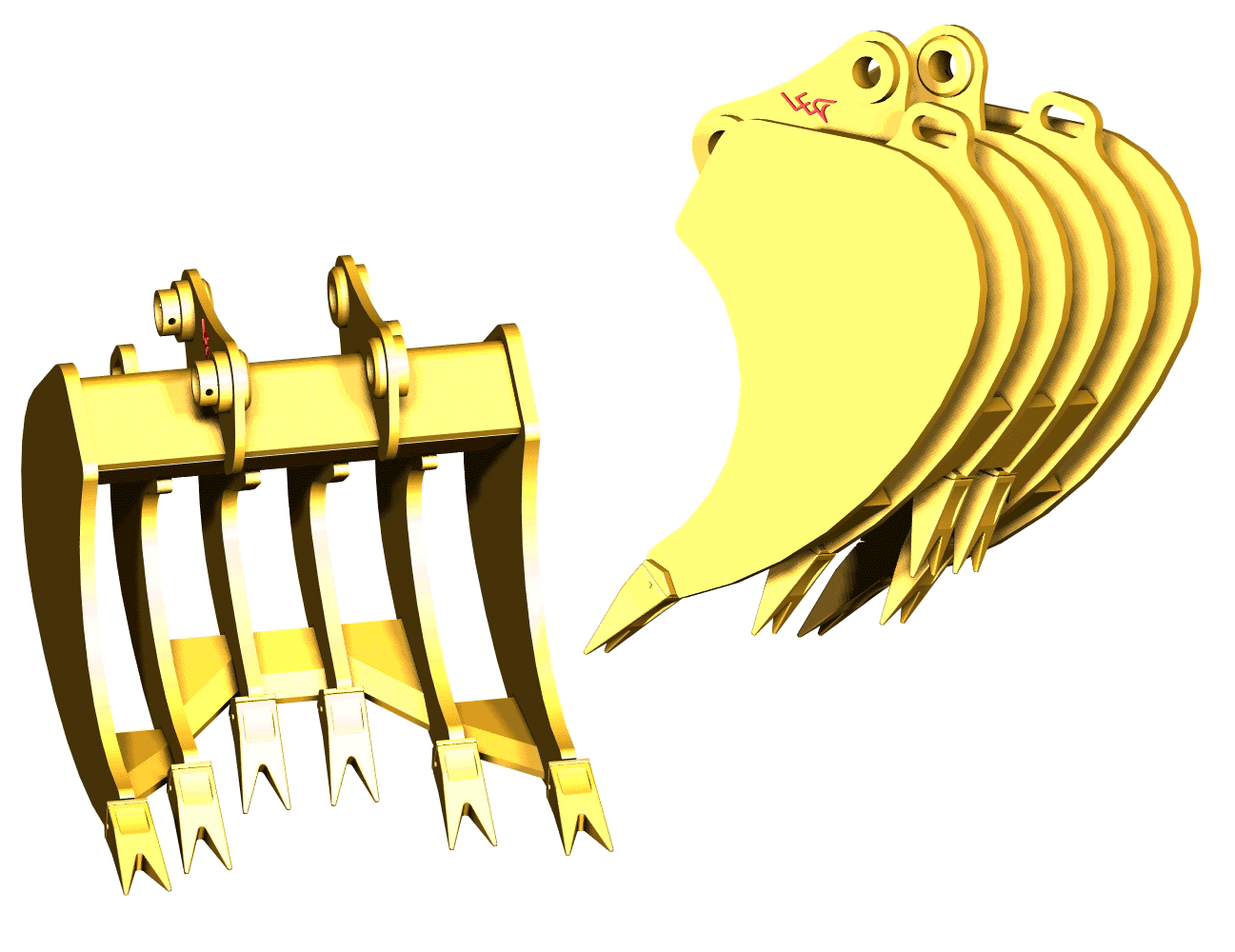 MultiRipper Skeleton Bucket from Leading Edge Attachments, Inc