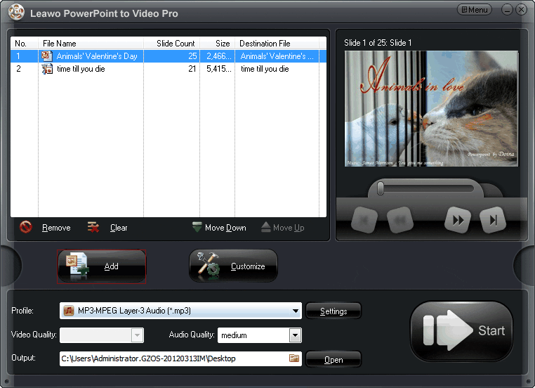 How to extract audio out of PowerPoint files and convert PowerPoint to MP3 freely
