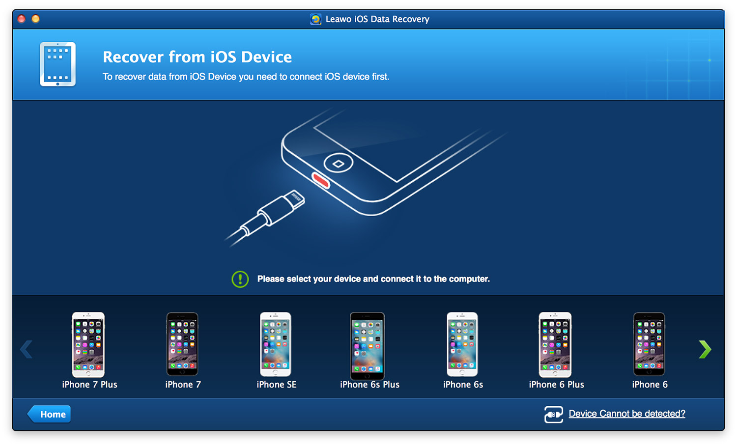 Leawo iOS Data Recovery for Mac Professional Mac iPod/iPad/iPhone
