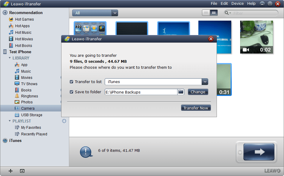 How to Restore and Transfer iPhone Camera Roll Leawo Tutorial Center