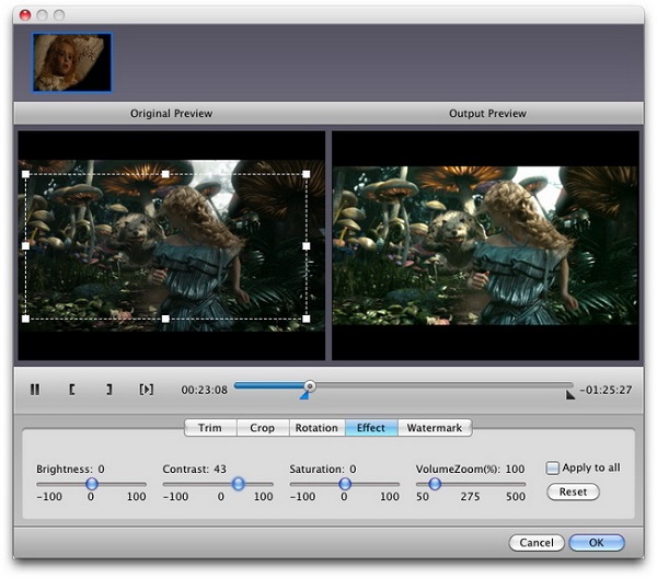 How to adjust video effect on Mac Leawo Support Center