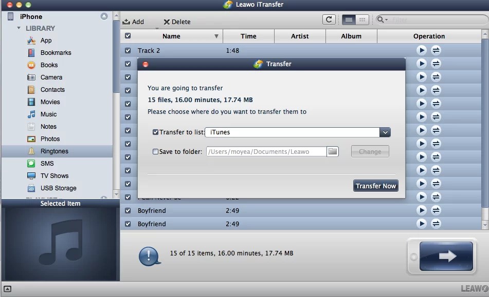 How to Transfer Ringtones from iPhone to Mac Leawo Tutorial Center