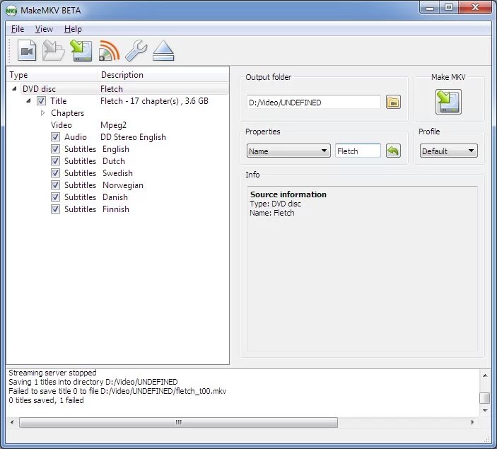 How to Use MakeMKV to Convert Bluray ISO to MKV