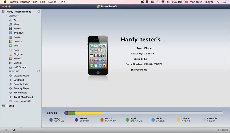 How to Backup iPhone to Mac Leawo Tutorial Center