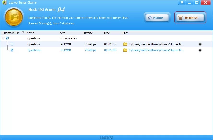 Best iTunes Duplicate Remover to Find and Remove Duplicates Songs in