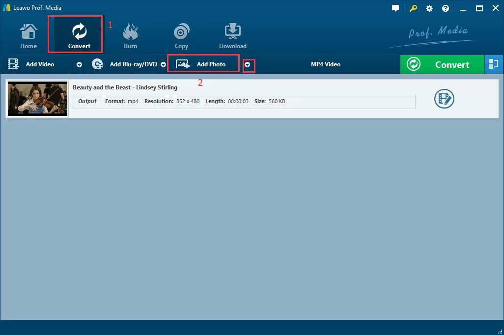 Convert JPG to MP4 Directly with Best JPG to MP4 Converter