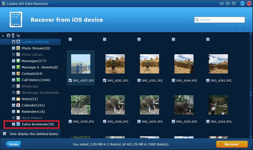 Export Bookmarks on iPhone to PC Leawo Tutorial Center