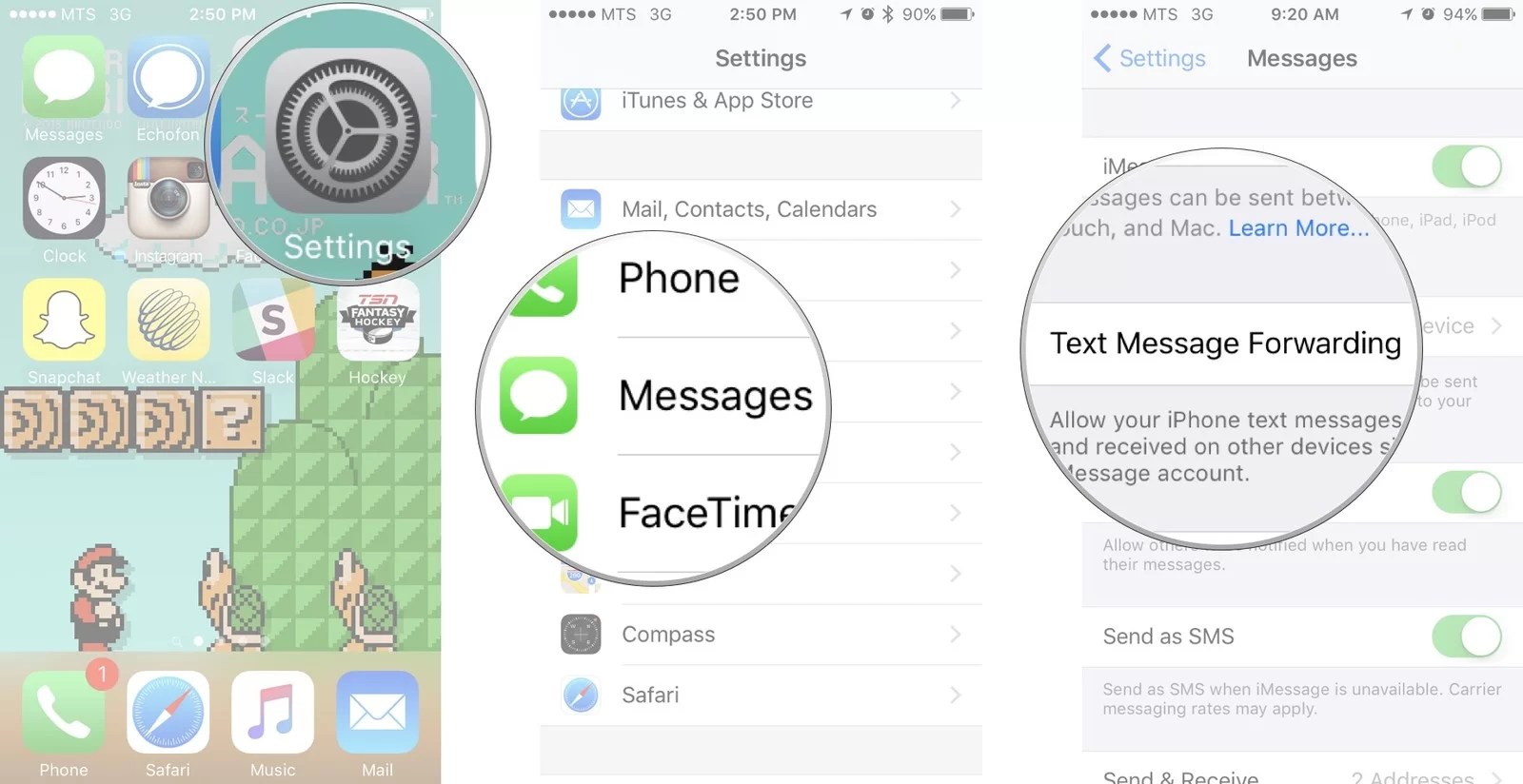 Enable iOS 11 Text Message Forwarding Leawo Tutorial Center