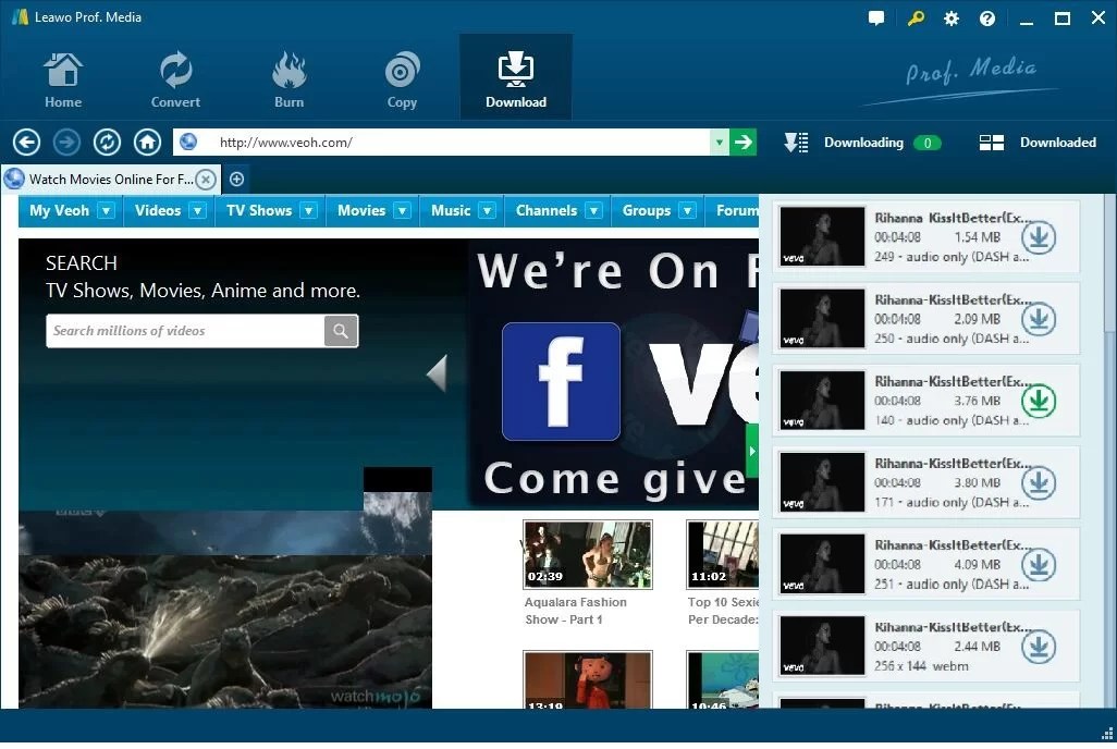 How to Download Veoh Video Leawo Tutorial Center