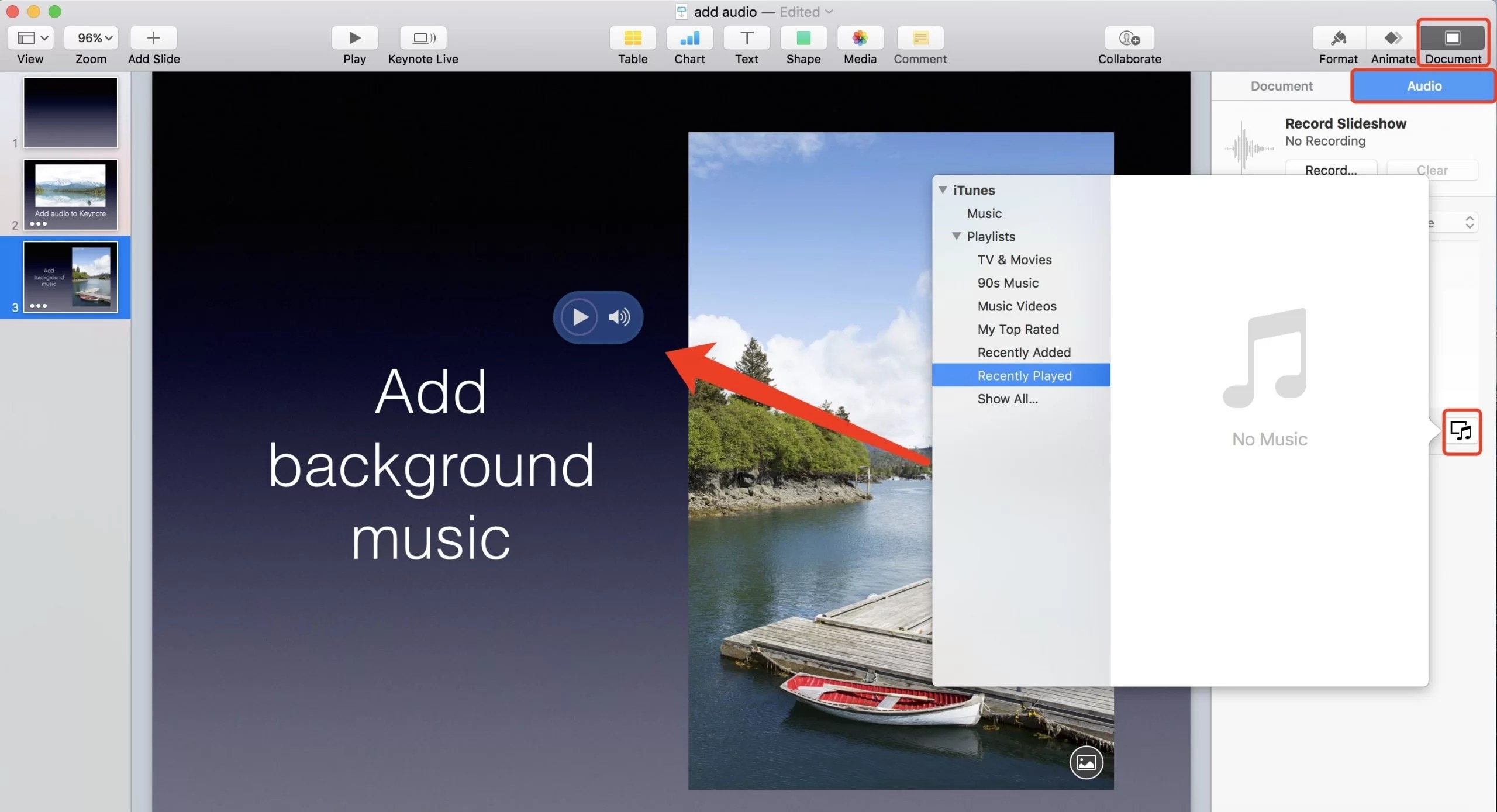 How to Add Music to Keynote from iTunes? Leawo Tutorial Center