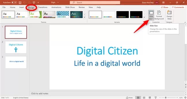 Wie kann man die Größe von PowerPointFolien ändern? PPT Support