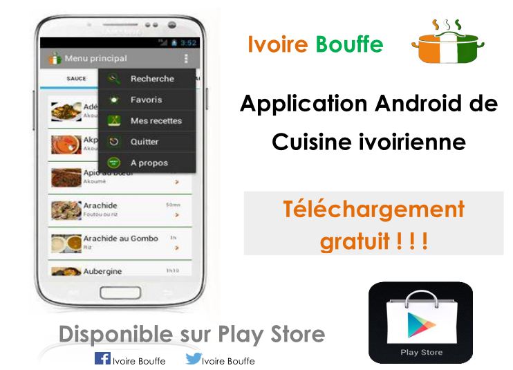 La cuisine ivoirienne en un clic avec la première application mobile