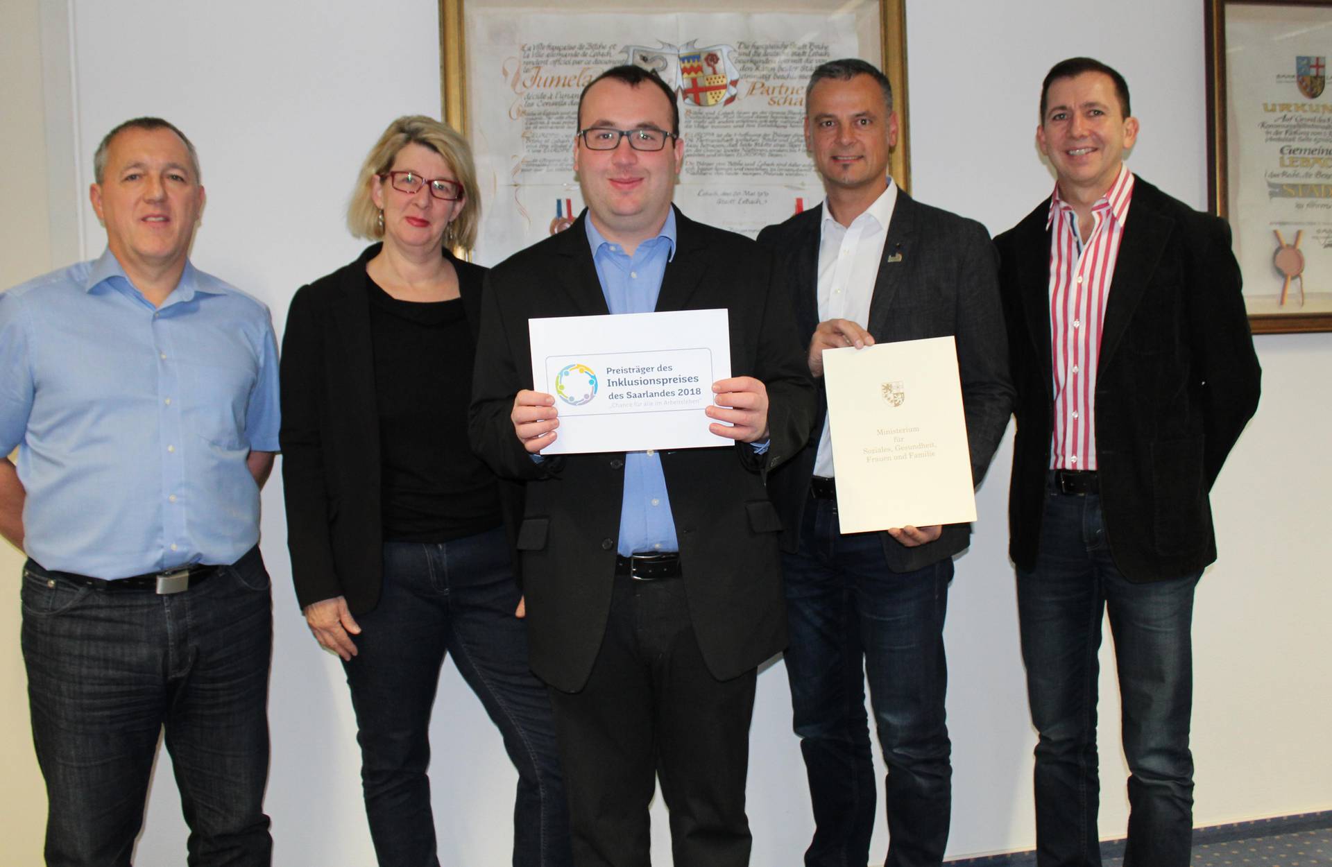 Auszeichnung vom Ministerium SaarRegional.de