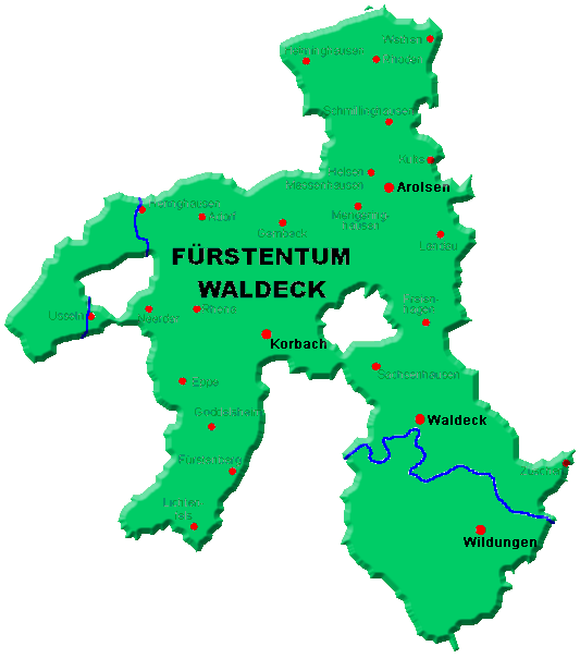 Waldecker Land Karte Waldecker Lied