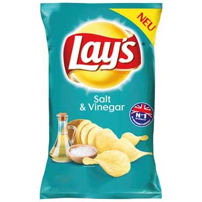 Lays Chips Salt & Vinegar, 175 G Beutel - Lebensmittelbote.com