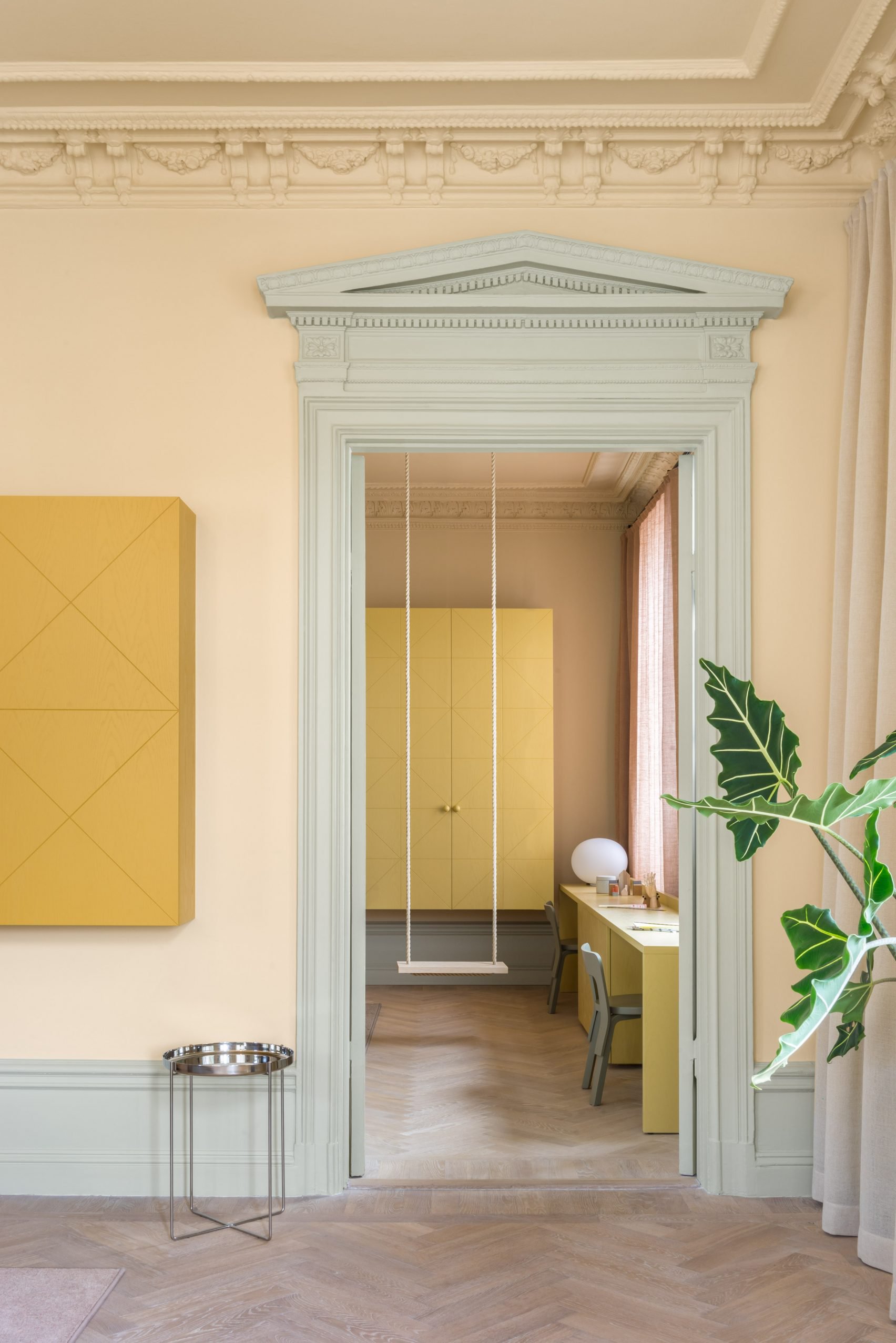 couleur vert amande appartement deco