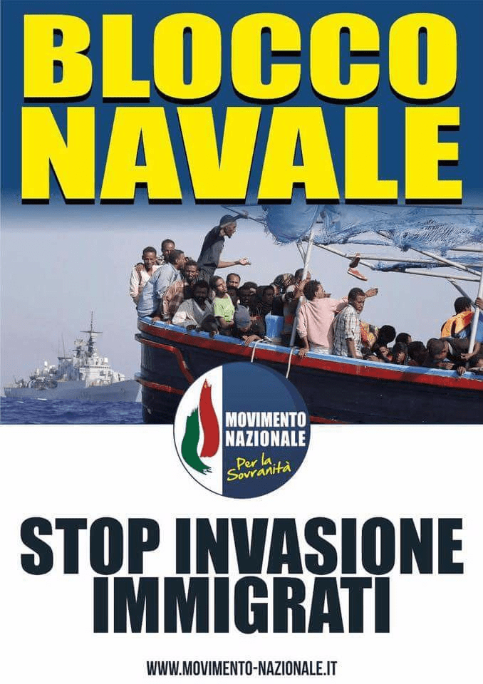 ‘STOP INVASIONE IMMIGRATI’ LecceCronaca.it