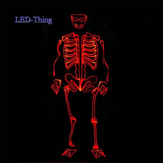 LED Skeleton Costume