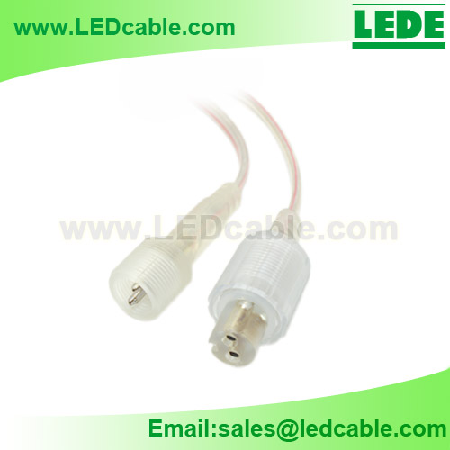 WDC02E 2 Pin Waterproof Power Cable For LED Light Bar Shenzhen LeDe