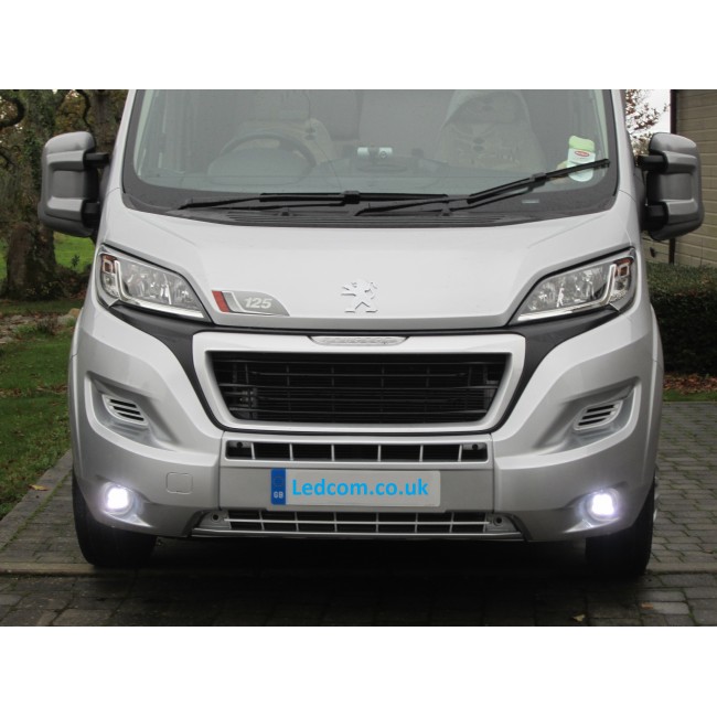 Day Running Lights kit LED DRL for X290 type Peugeot Boxer 2014 to 2024 models