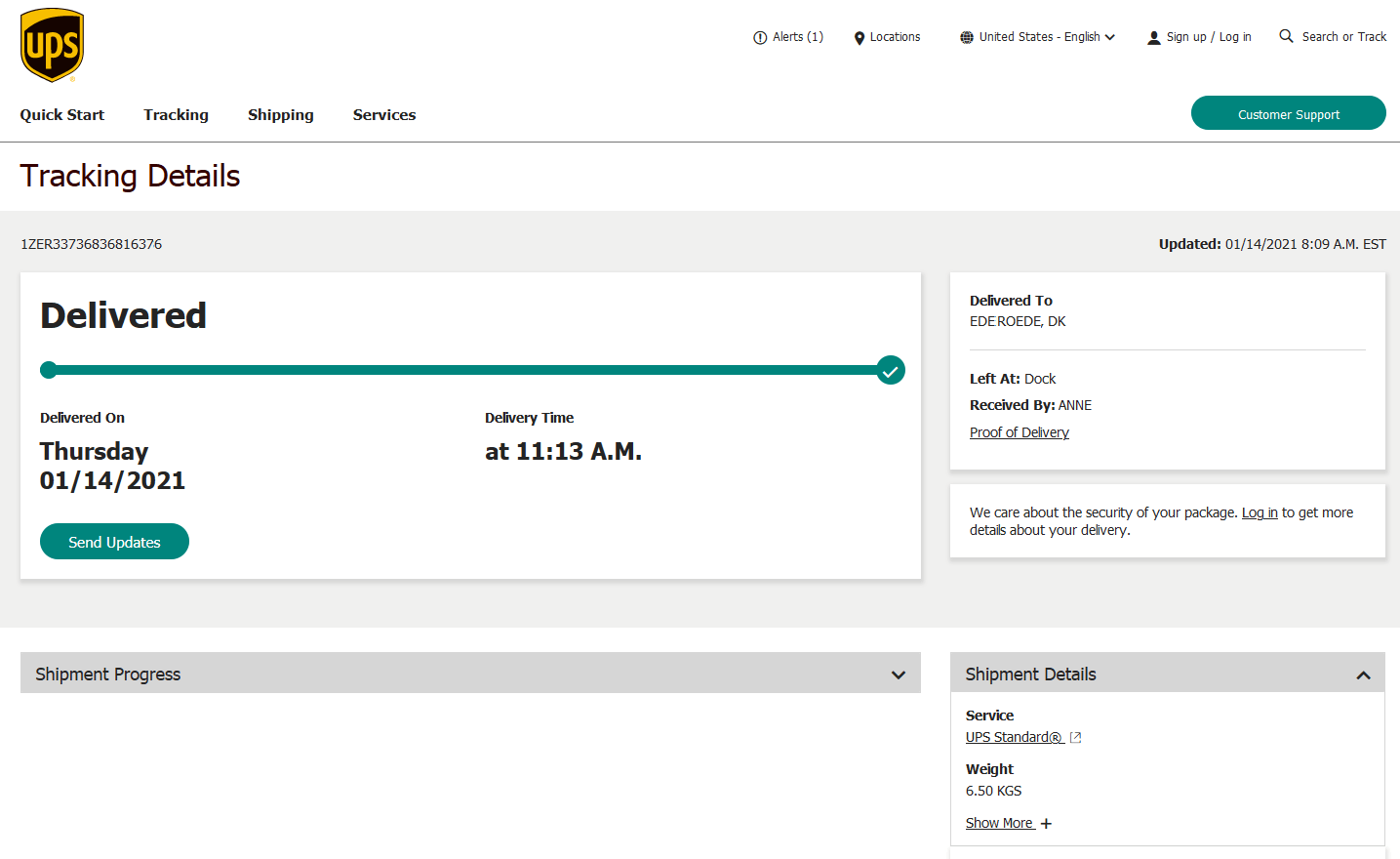 Ups Tracking Deutschland Abholung Best Film In The World