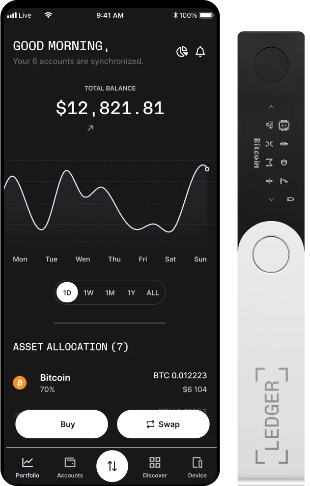 Ledger Live Most Secure Crypto Wallet App Ledger