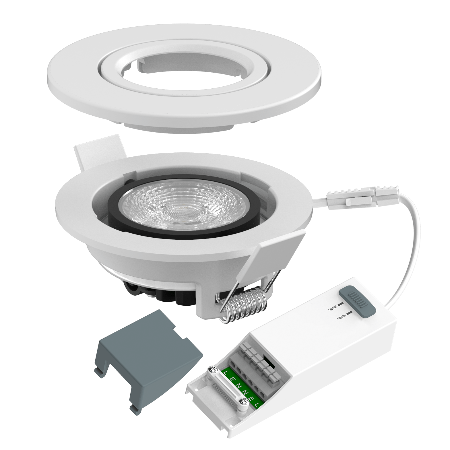 New 6W Slim Tricolor LED Downlight factory and suppliers Radiant