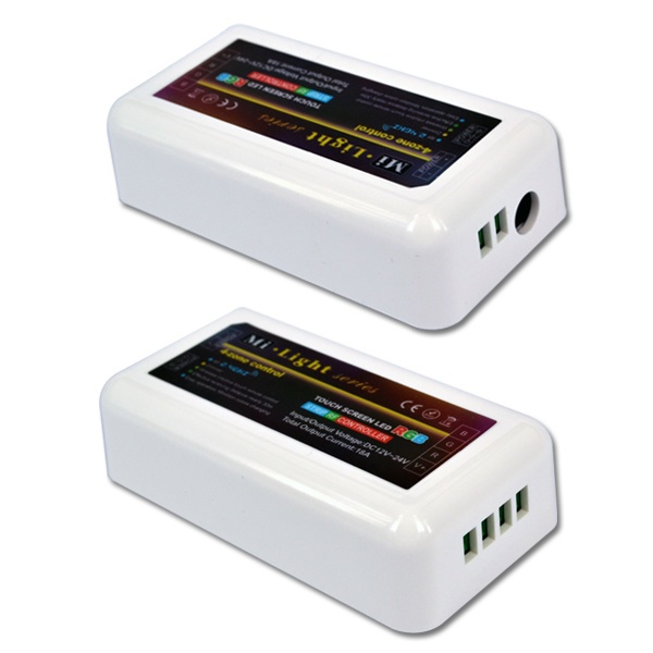 Wifi / Funk RGBW Controller 4 Zonen, erweiterbar, lernfähig bis 30 Meter Reichweite