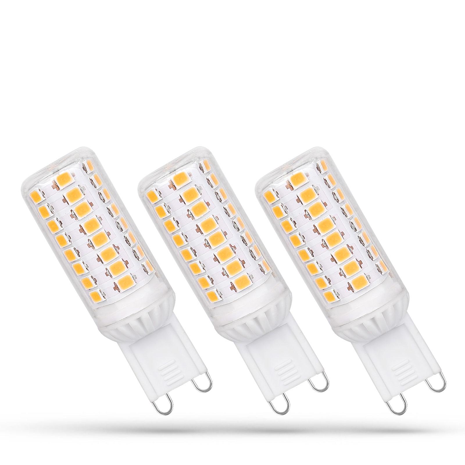 3er Set SpectrumLED® G9 / GU9 LED Leuchtmittel dimmbar 4W = 37 Watt 430