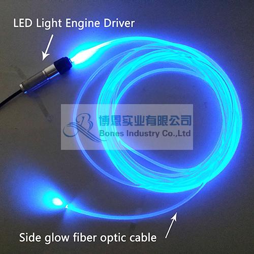 12V DC 1W LED Fiber Optic IlluminatorDIY Fiber Optic Car Light