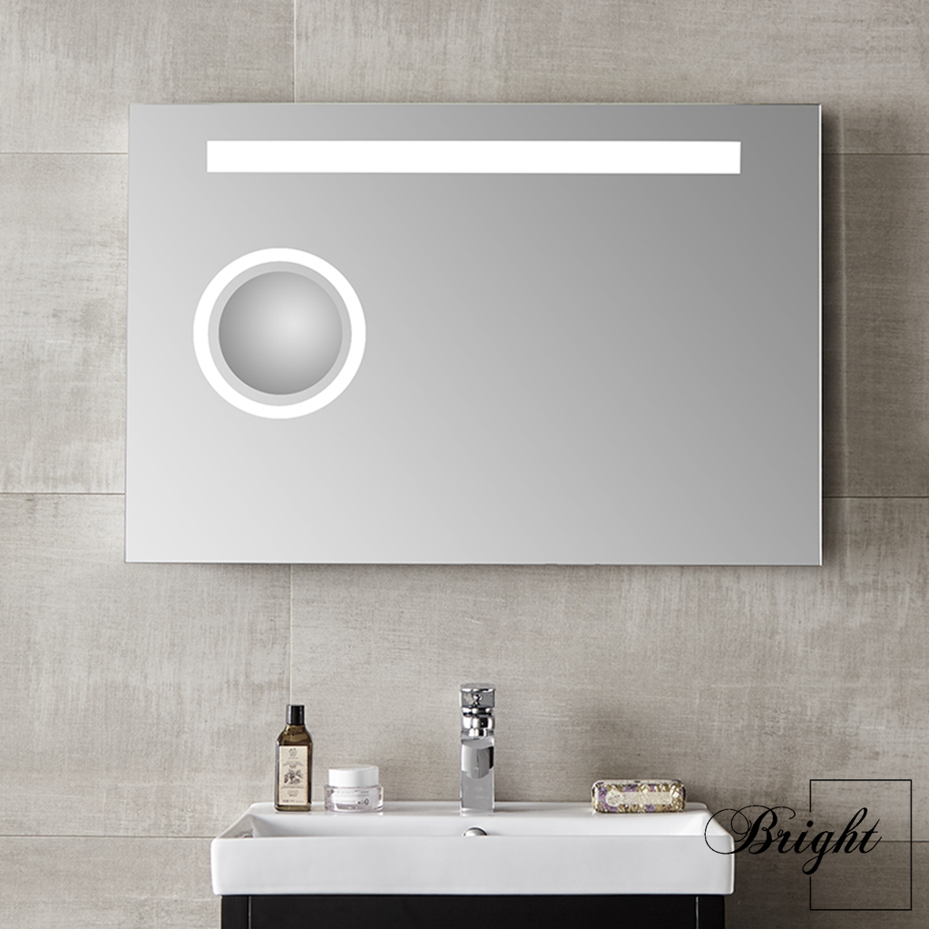 Custom Magnified Lighted Mirror Bright Sanitary Ware Co., Ltd Focus