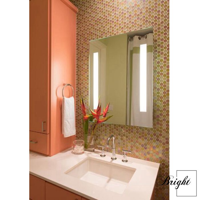 Lighted Mirror for Hotel Bathroom Bright Sanitary Ware Co., Ltd Focus