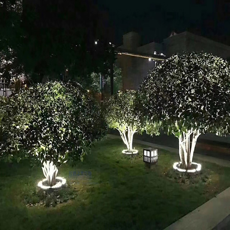 led landscape lighting tree trunk surround lamp hug pillar light 48W