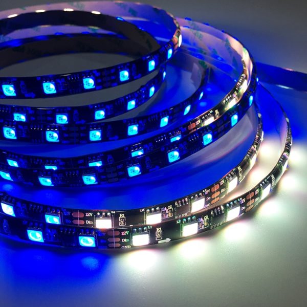 30leds 60leds ws2811 addressable 5050 RGB flex strip 12V 24V digital