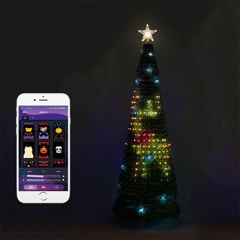 LED Light Christmas Tree Bluetooth Wifi APP Control RGB Christmas Light