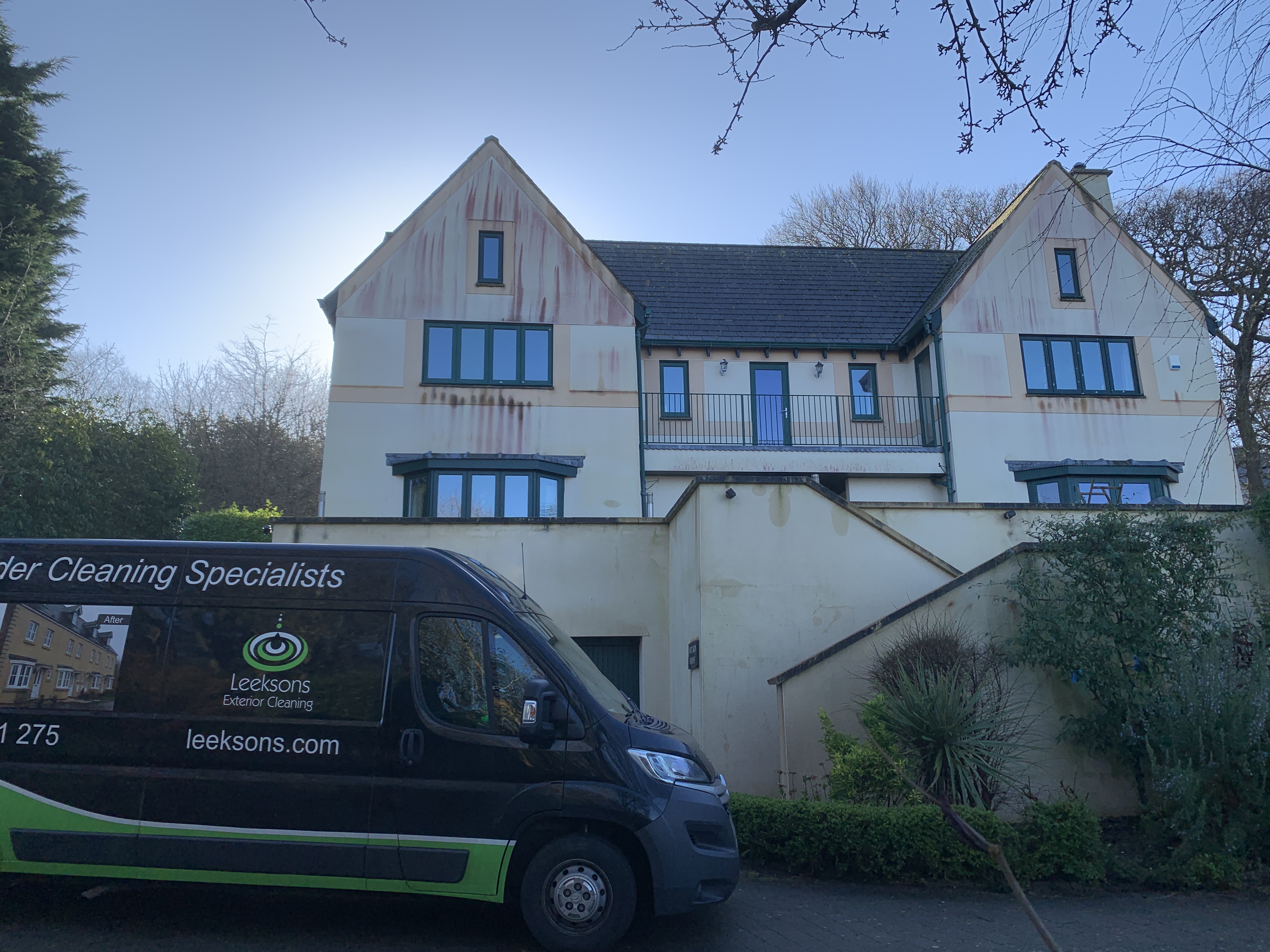 K Rend Cleaning in Portishead Leeksons softwash and steam