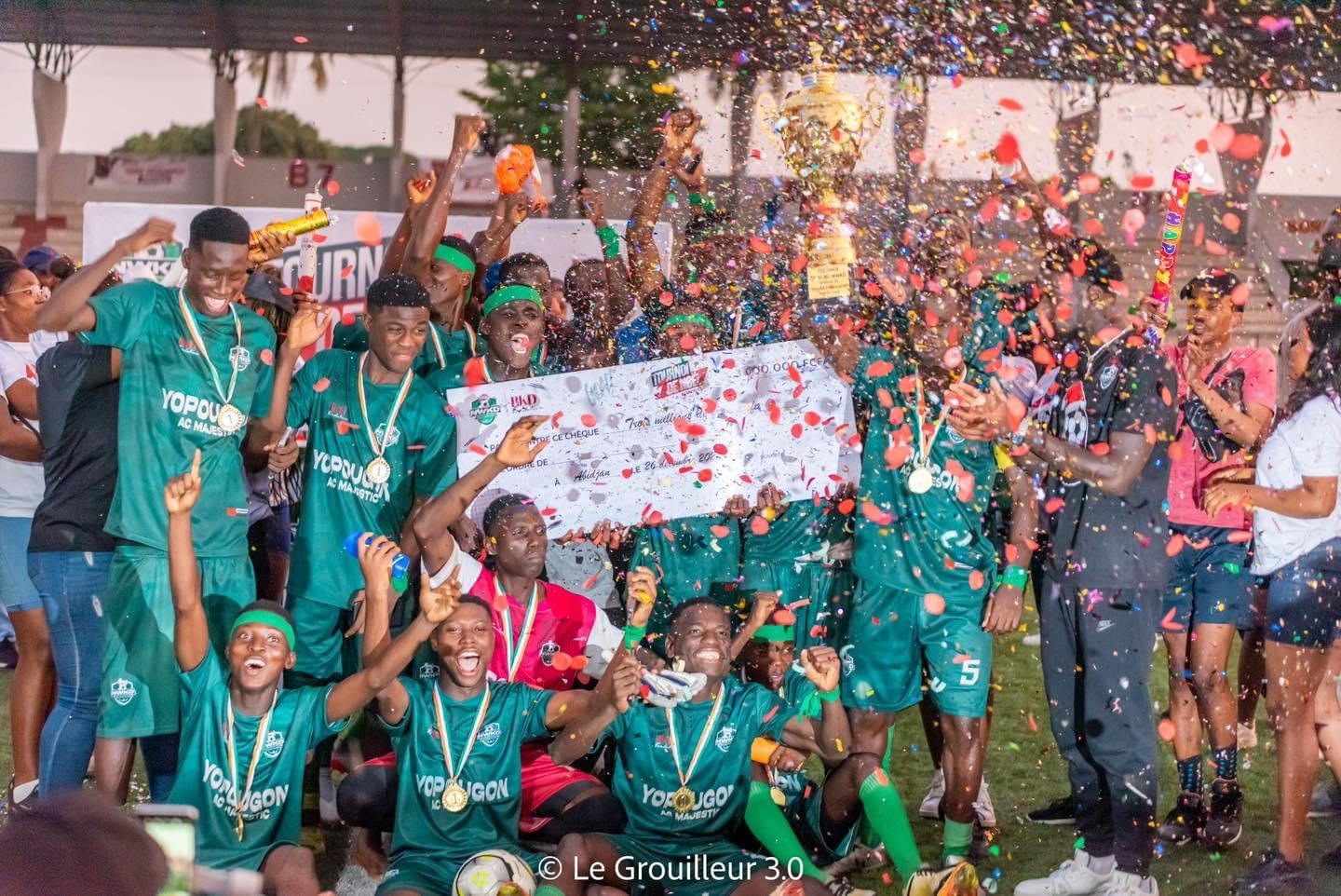 Le Foot 225 Tournoi de Noël NWKD 2022 Yopougon premier vainqueur