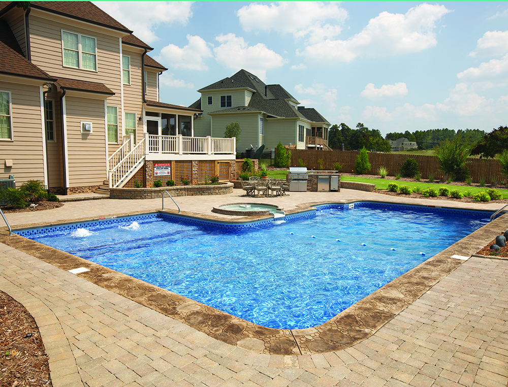 Legacy Pool Gallery 2ft Radius Rectangle Pool Design Ideas