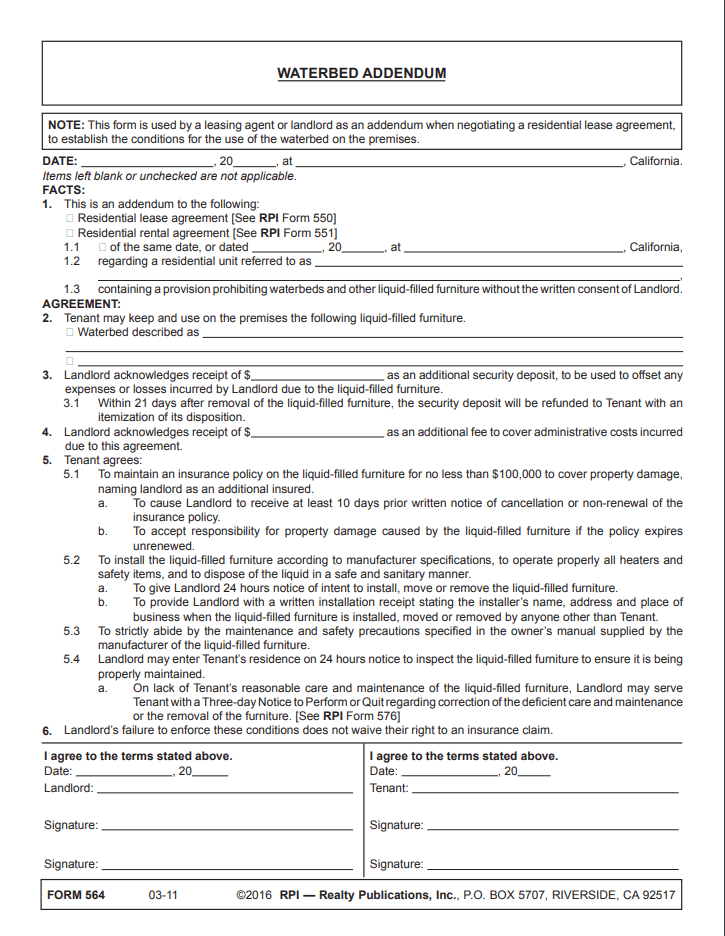 Addendum Archives LegalDocMaker